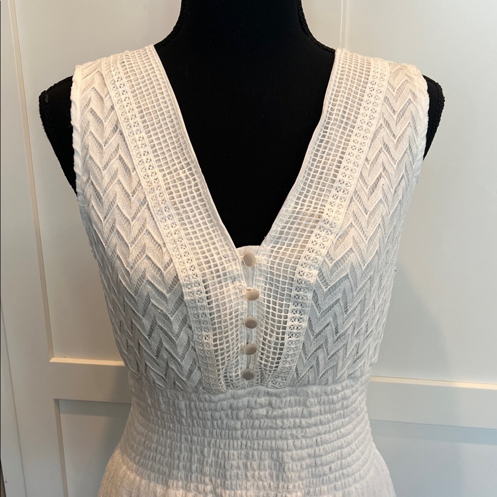J Gee J. Gee White Sleeveless White Midi Size PL - Picture 3 of 10